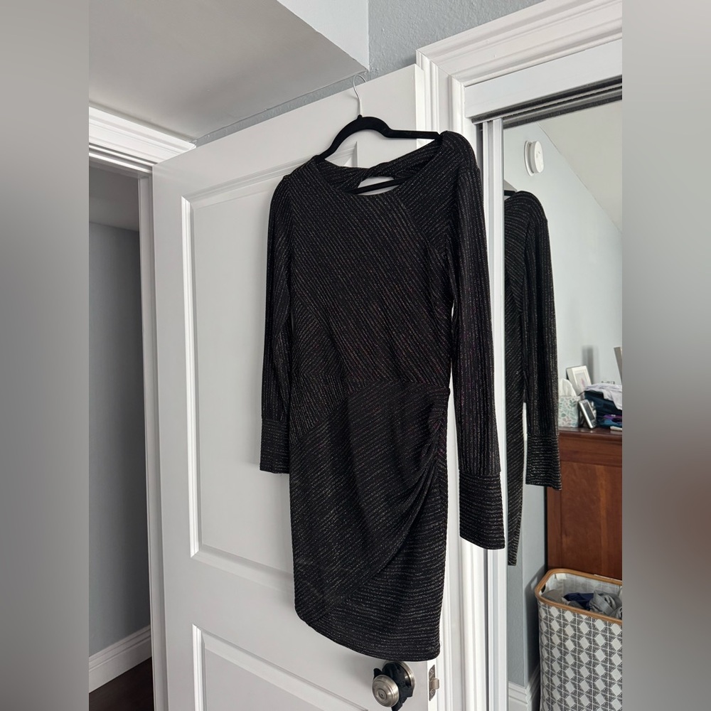 Greylin Black and Gold Dress (L)